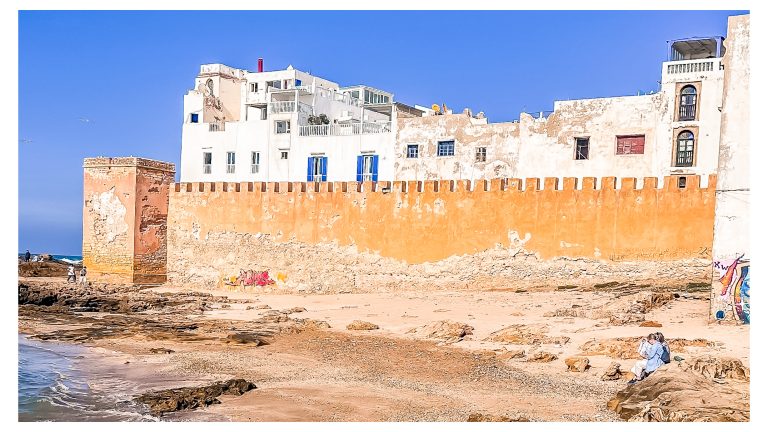 Murallas de la Skala de Essaouira junto al mar